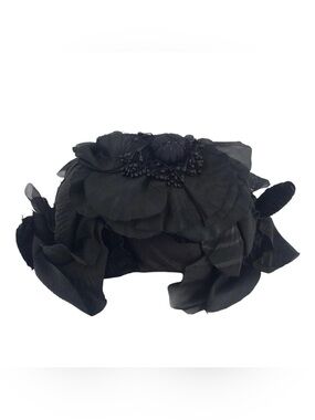 BIANCALANI FIRENZE MADE IN ITALY EXPRESSLY FOR BONWIT TELLER VINTAGE HAT BLACK